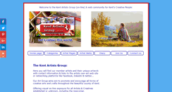 Desktop Screenshot of kent-arts.co.uk